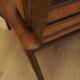 Danish oak sofa with leather upholstery, 1960s