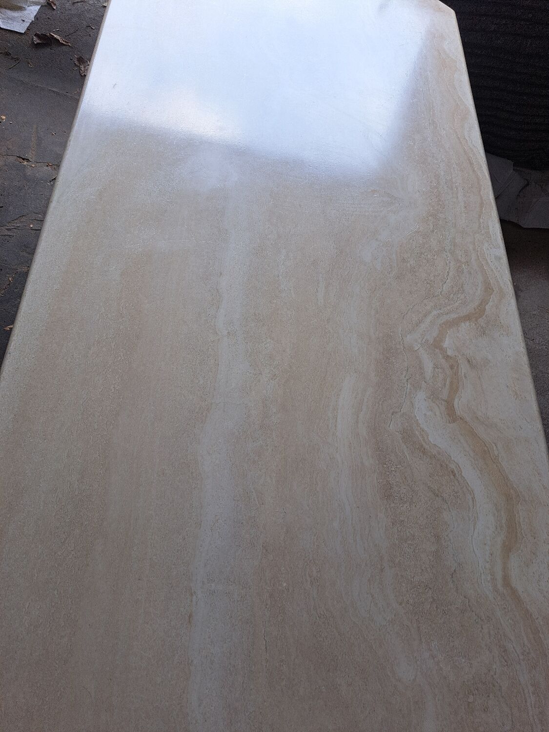 Table basse travertin