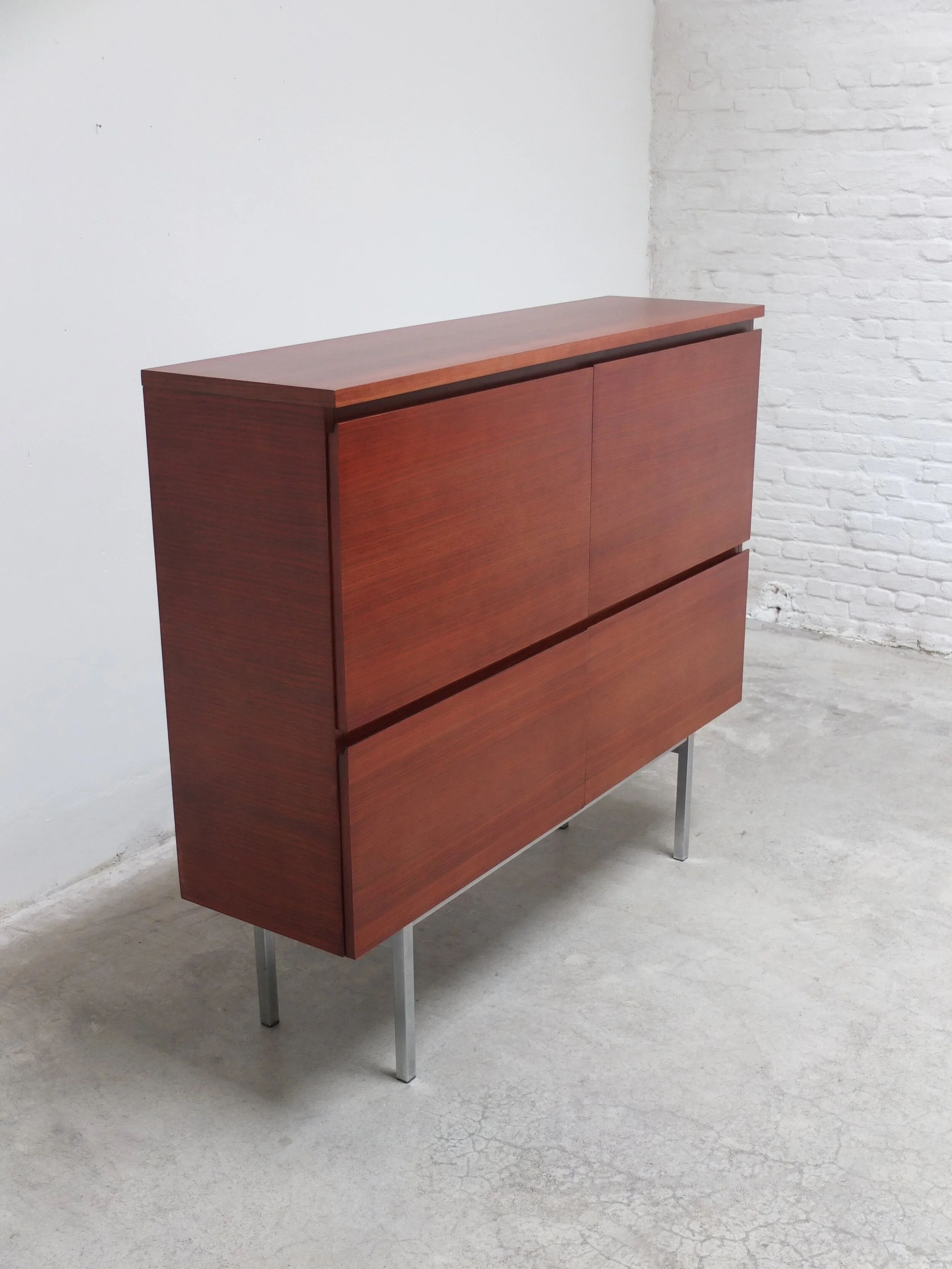 Minimalist bar cabinet by Meubelfabriek Aurora, 1960s