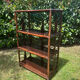 Vintage rattan bookshelf