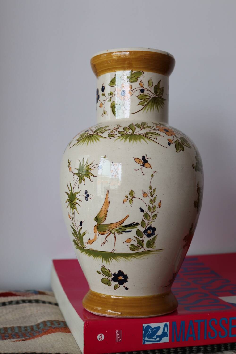 Vintage Moustier vase