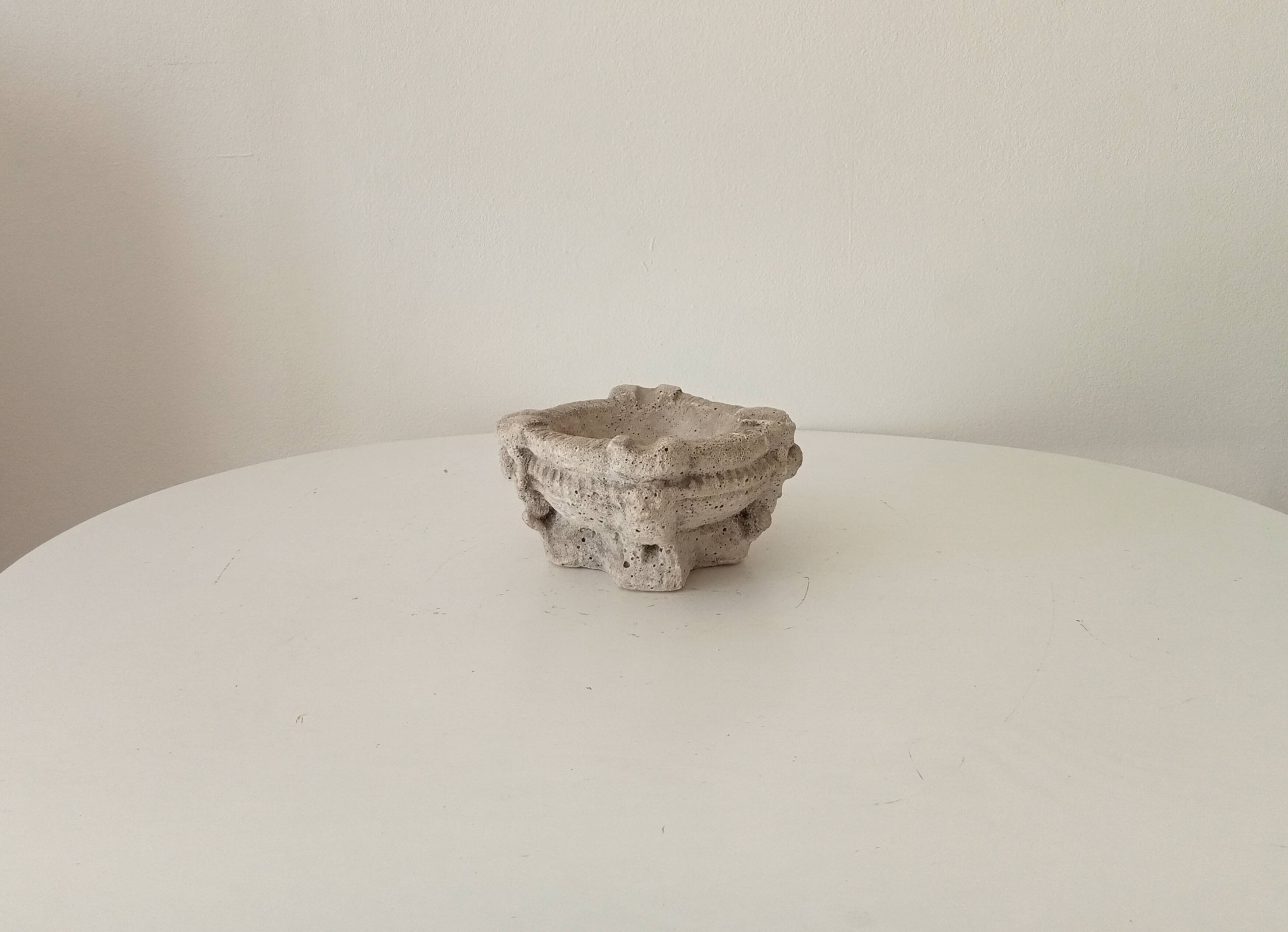 Vintage stone gargoyle ashtray