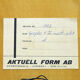 Oak wallmirror by Aktuell Form AB - Sweden 1960s