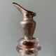 Old decanter nineteenth "Fine-Champagne" in blown glass