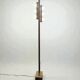 Targetti floor lamp with 6 lights and marble base, 1970s.