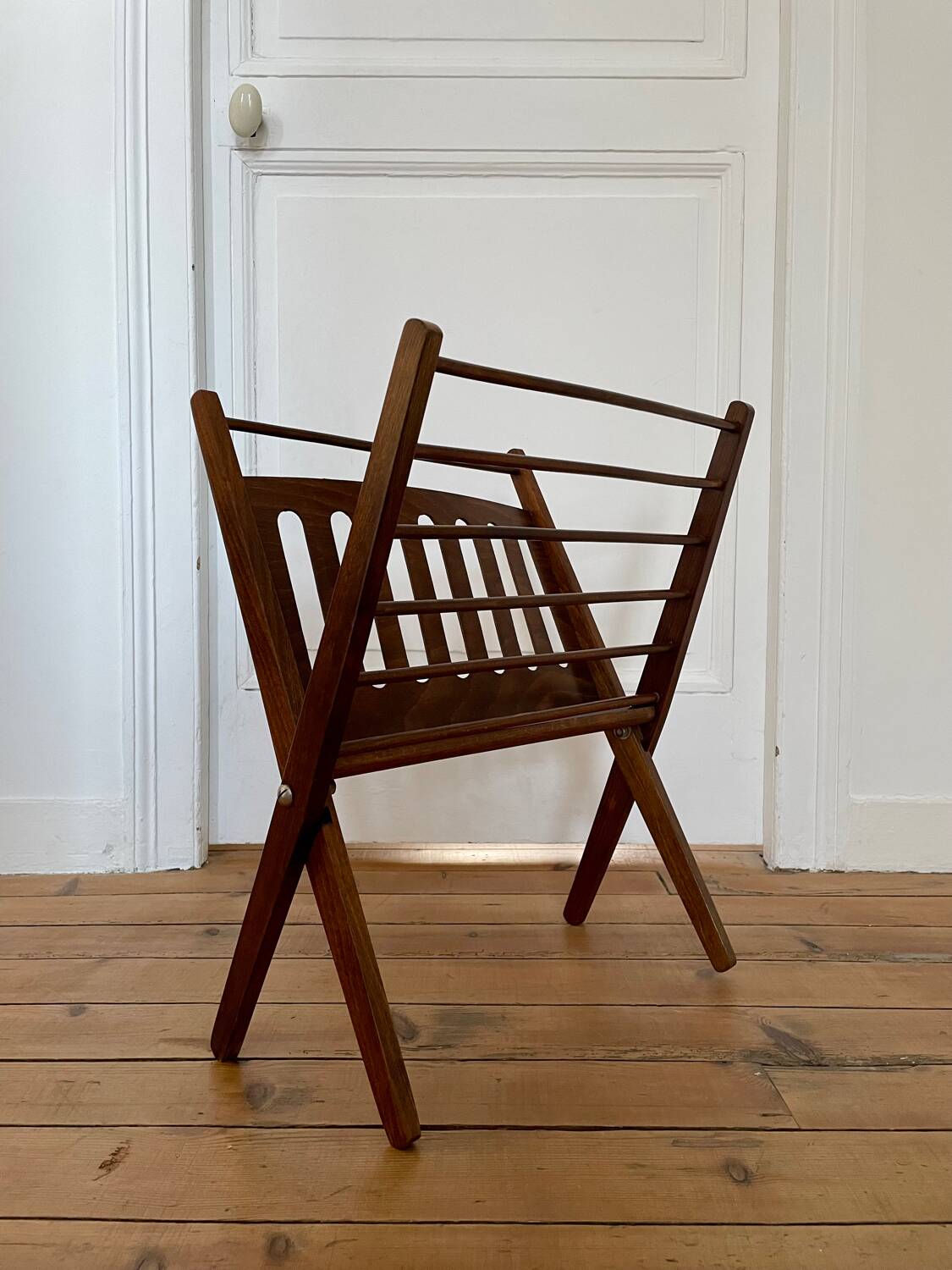 Scandinavian vintage magazine rack