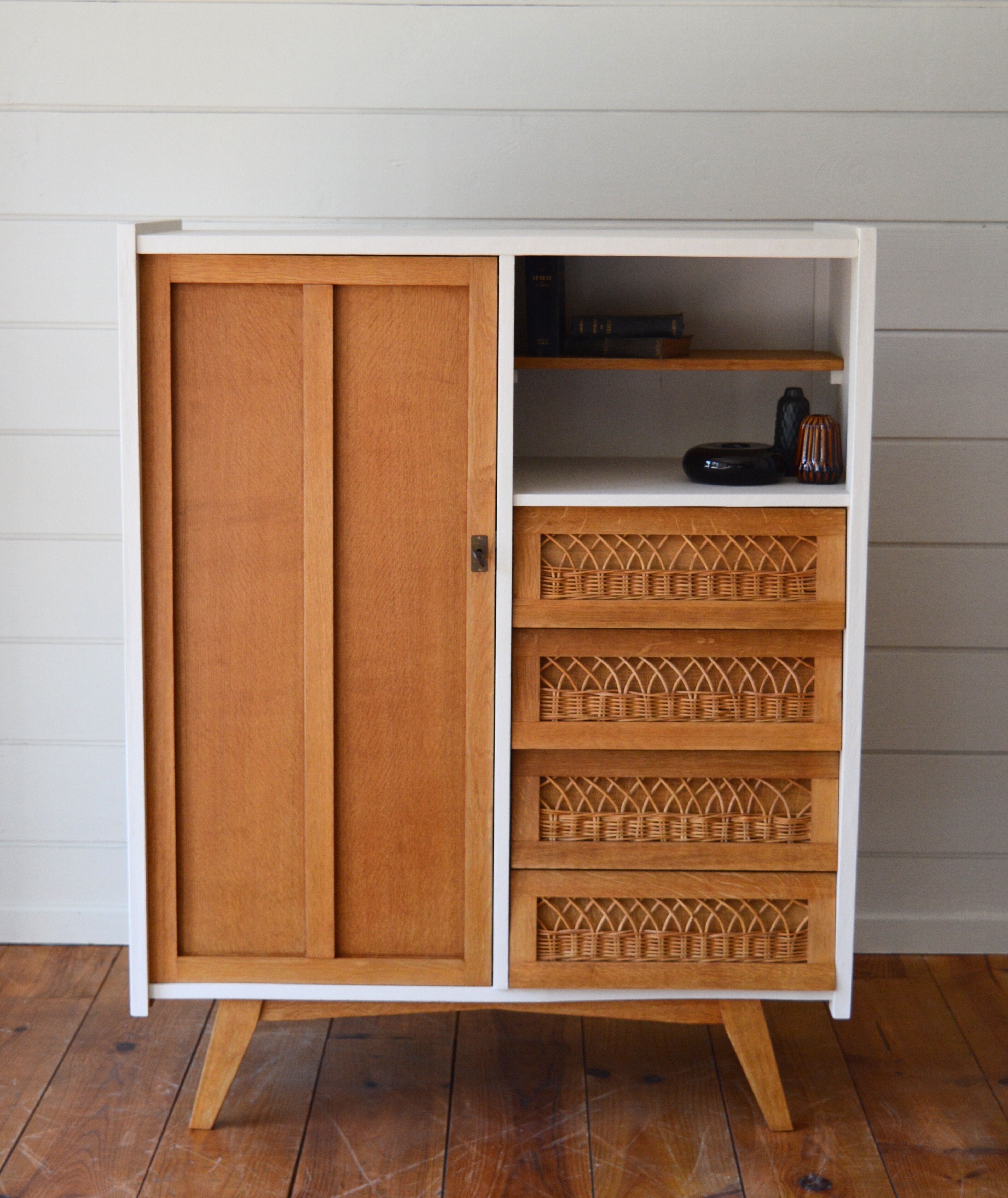Rattan cabinet