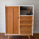 Rattan cabinet