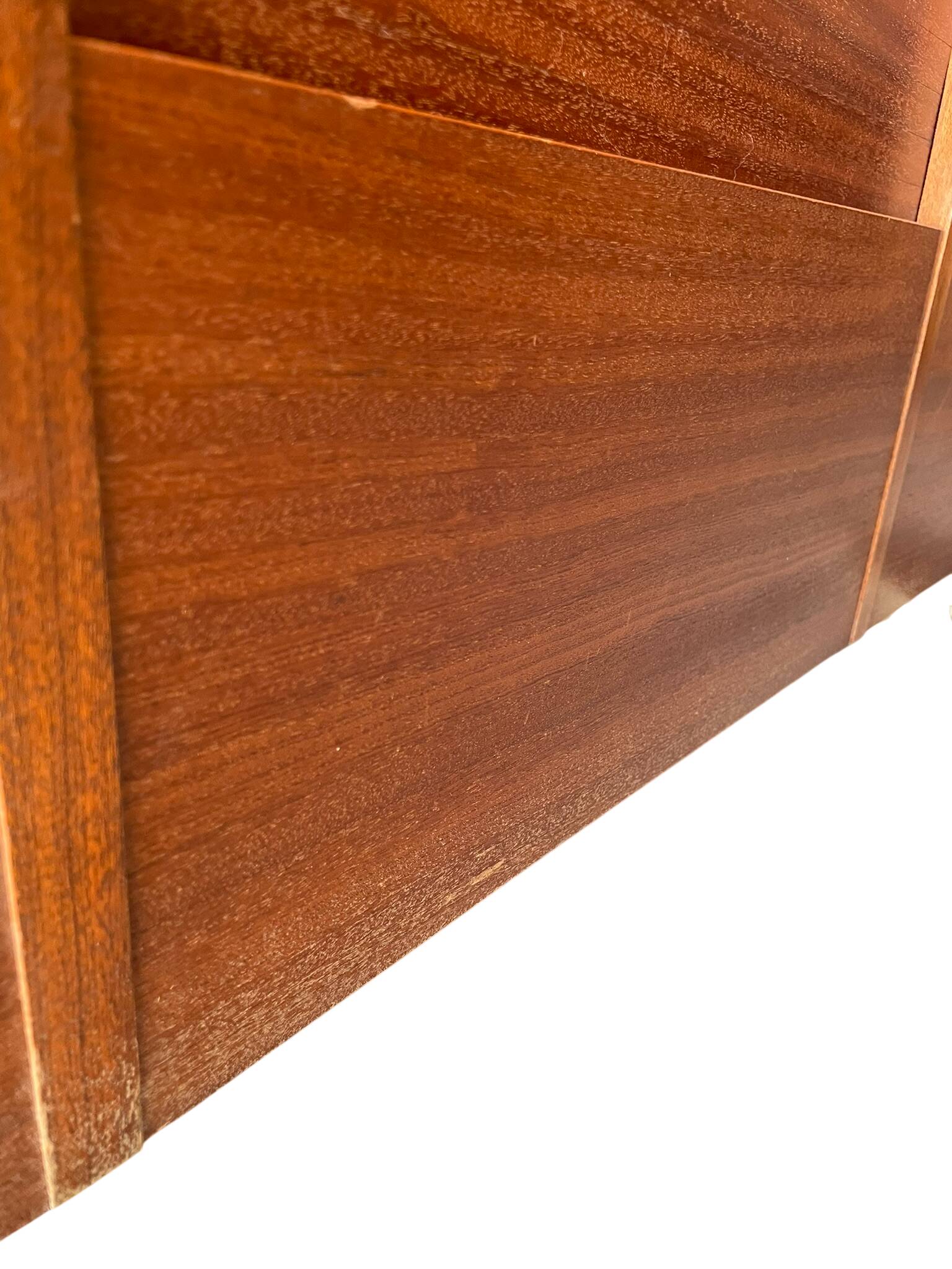 Vintage 1960s/1970s Filing Cabinet with 3 Curtains