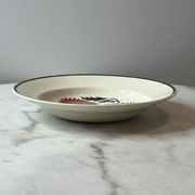 Lot de 10 assiettes creuses Chalons Digoin Sarreguemines décor floral