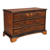 Commode baroque 3 tiroirs, Italie XVIIIème s.