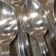 11 silver-plated coffee spoons, goldsmith Argit, art deco style