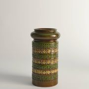 Yellow and Green Stoneware Vases by Aldo Londi for Bitossi, Italy, Set of 3