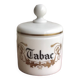 Pot à tabac en opaline décor doré