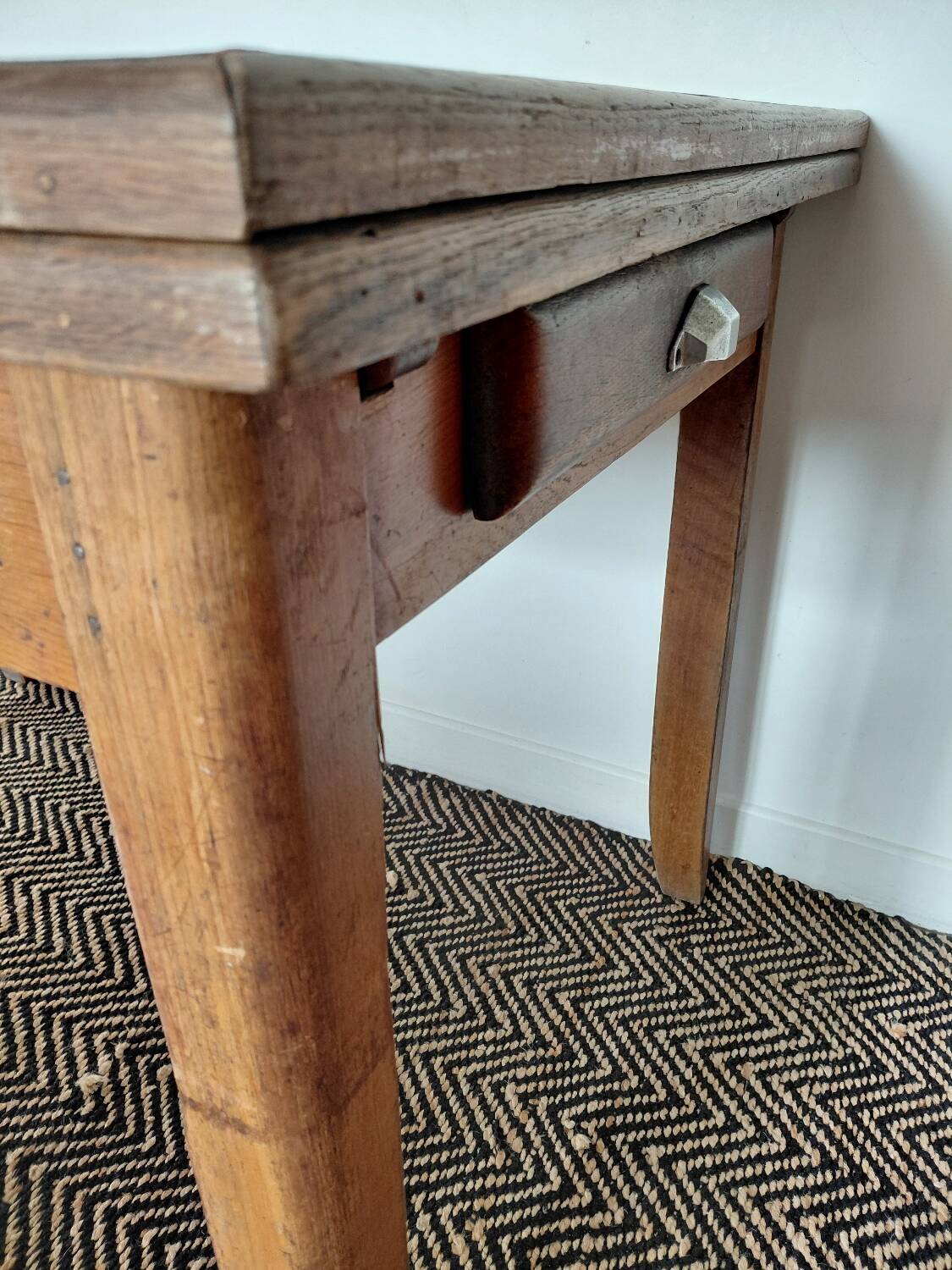 Old farmhouse table from the 1950s