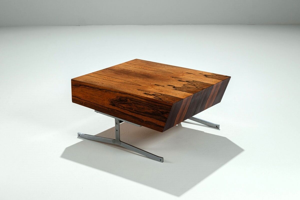 Unusual chest of drawers in rosewood mid-century Denmark 1960