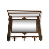 Hanger art deco mirror with shelf