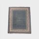 Beautiful vintage oriental rug with mainly blue colours 195x147cm