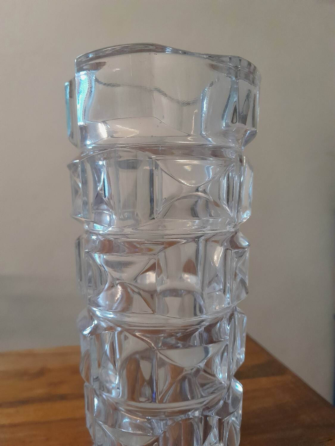 Vintage crystal vase