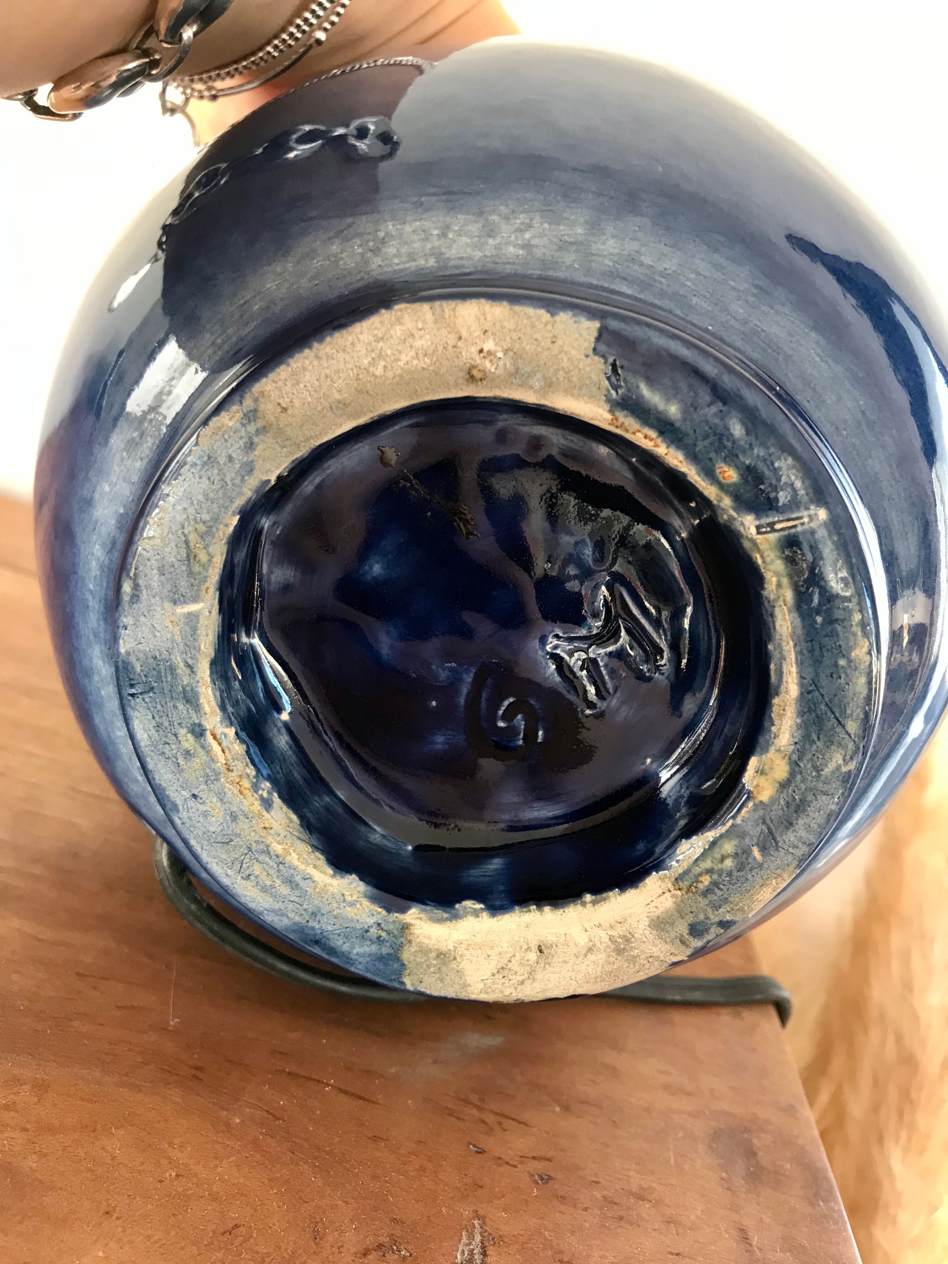 Ancient ceramic lamp