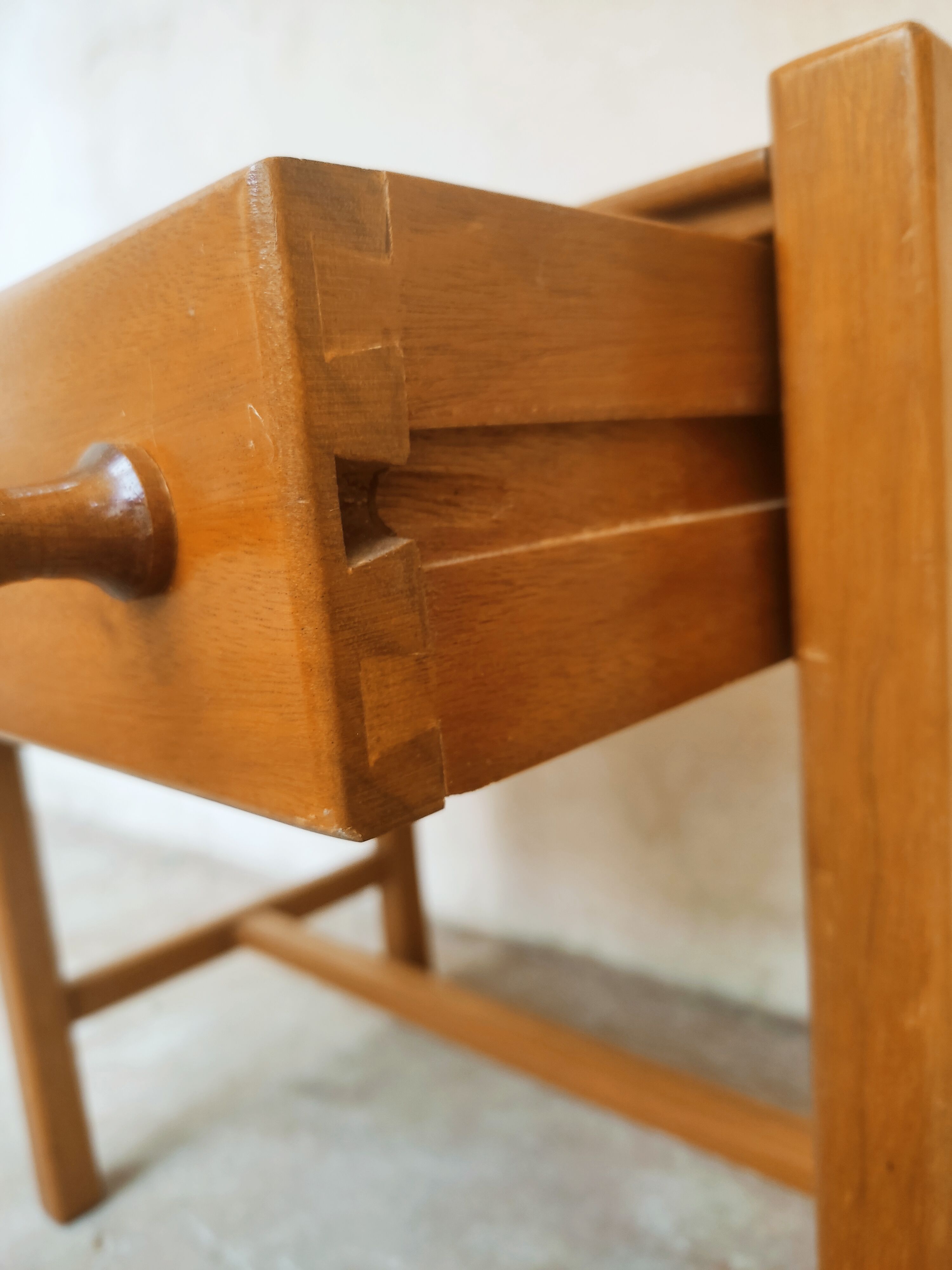 Scandinavian teak bedside