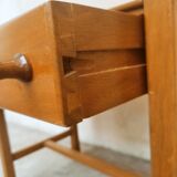 Scandinavian teak bedside