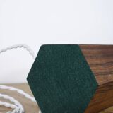 Vintage Danish rosewood table lamp