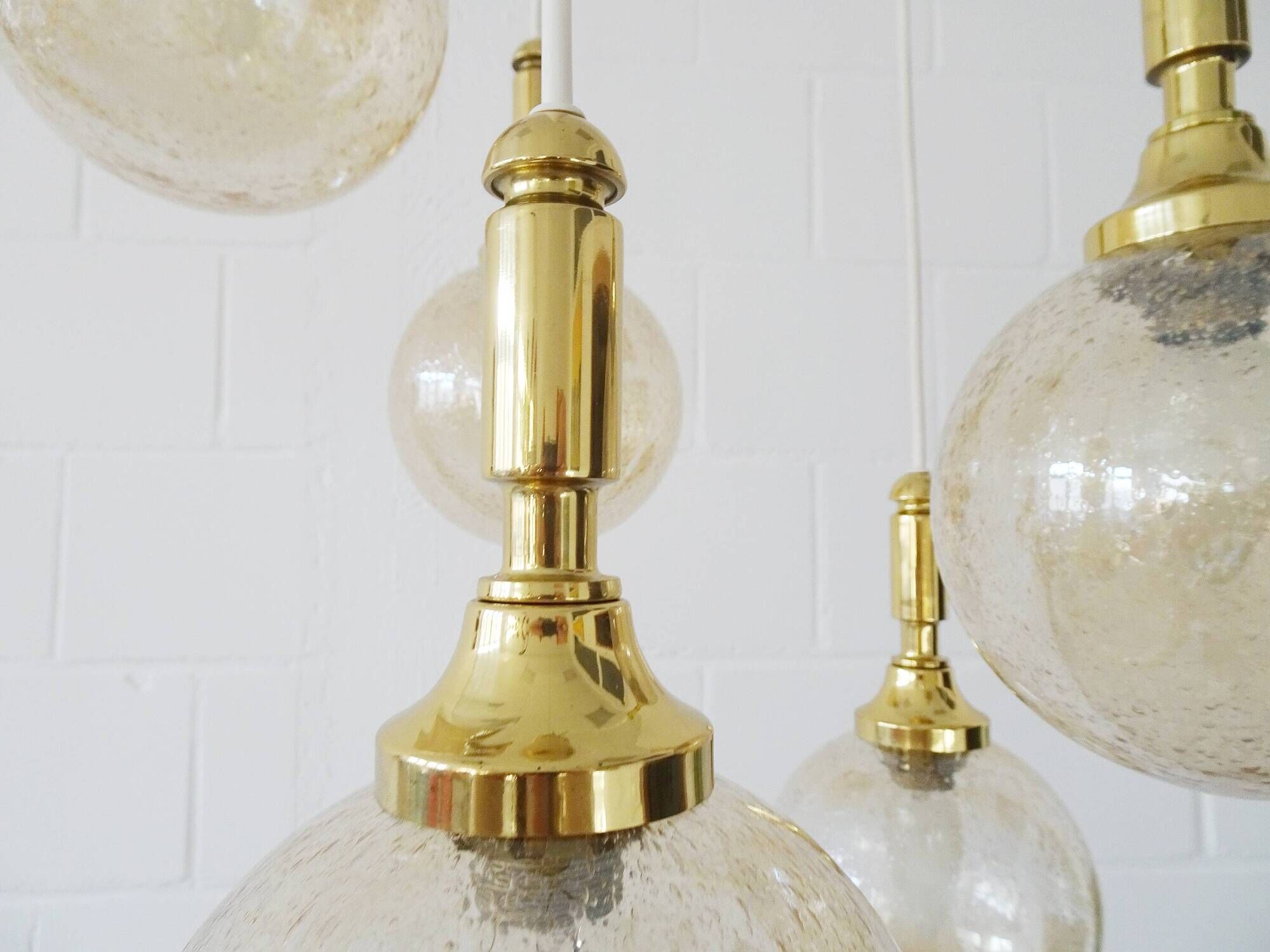 Beautiful cascade lamp by Wila Leuchten from the 1970