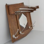 Large coat rack / Wall hat rack Art Deco 1920 vintage