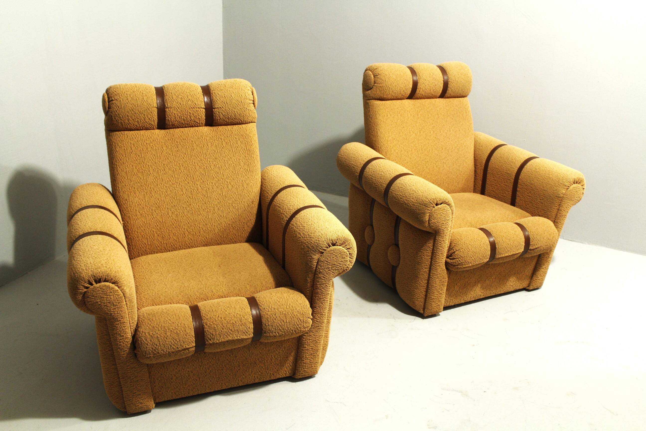 A Pair of Vintage Armchairs, Hikor Písek 1970s