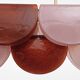 Italian Murano Glass and Brass Modular Linear Chandelier in Pink and Red