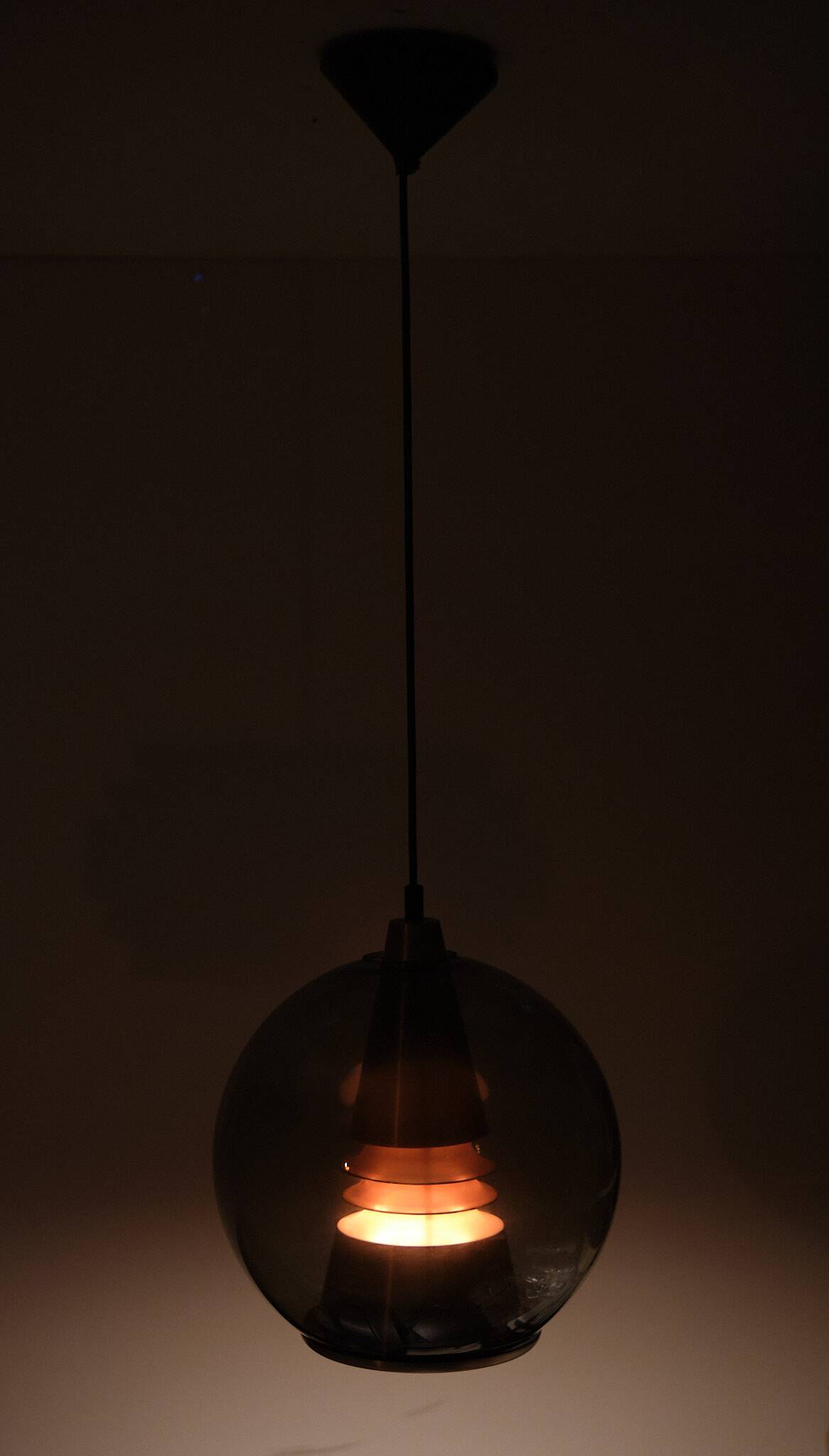 Space Ace pendant lamp design Birger Hammerstad Norway, 1960s