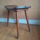 Tabouret en bois mid Century
