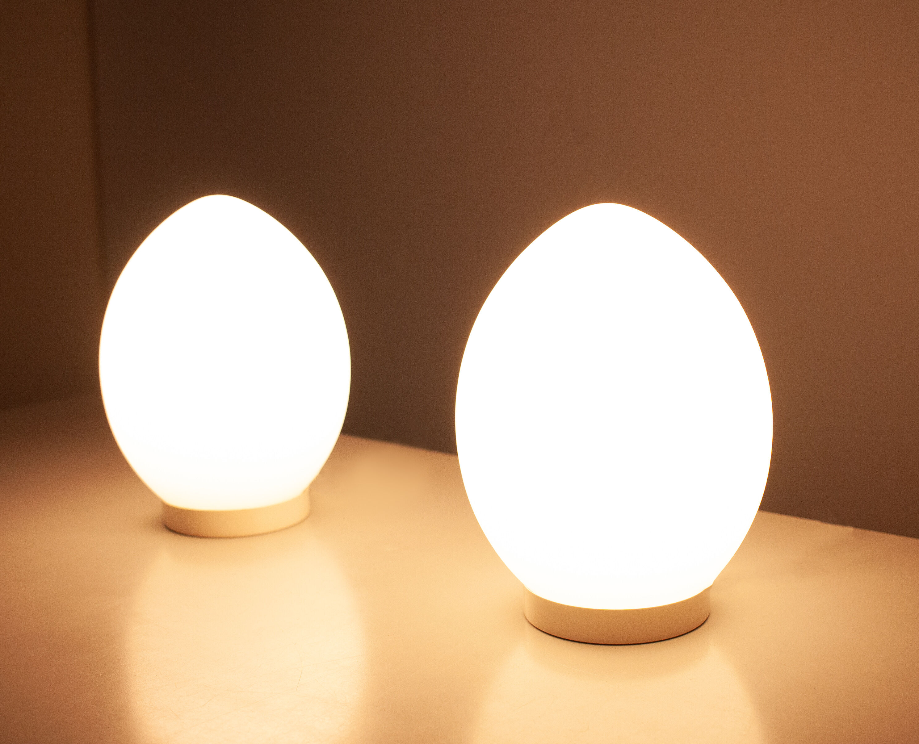 Egg lamps verrerie de Vianne, France, 1970s