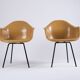 DAX Eames in fibreglass – Light Ochre – Herman Miller / Vitra – circa 19