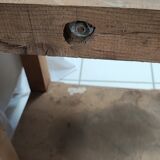 Handcrafted wooden workbench
