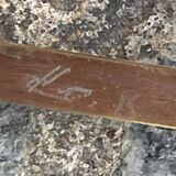 Table basse en bronze signée Malabert