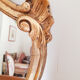 Miroir et console dorées, vintage français