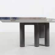 Table basse sculpturale en marbre et pierre par Pia Manu, années 1970