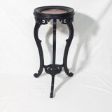 Napoleon III Style Harness in Blackened Wood and Red Marble