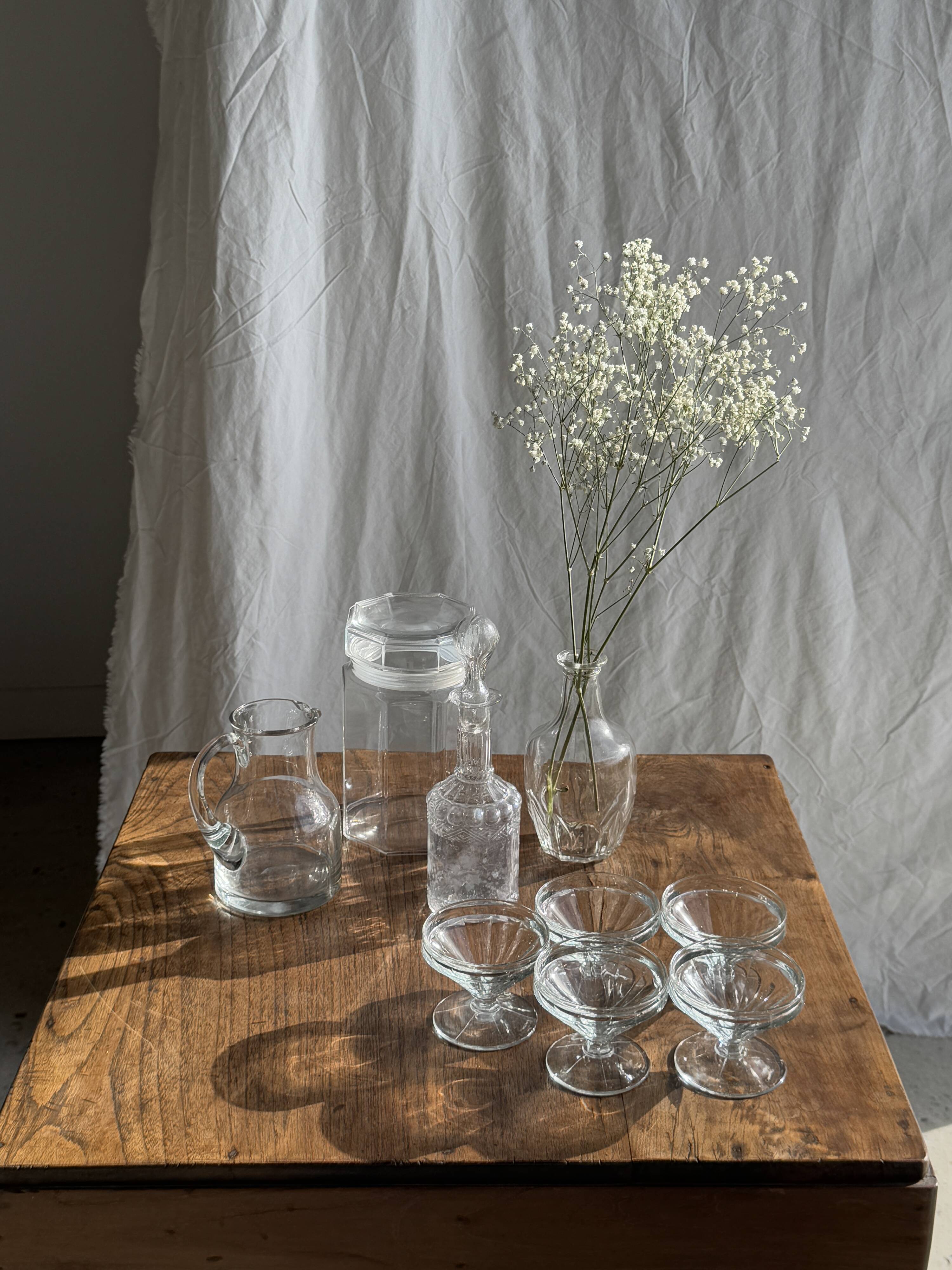 Mini glass pitcher H14