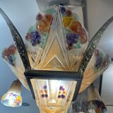 Très beau lustre art deco