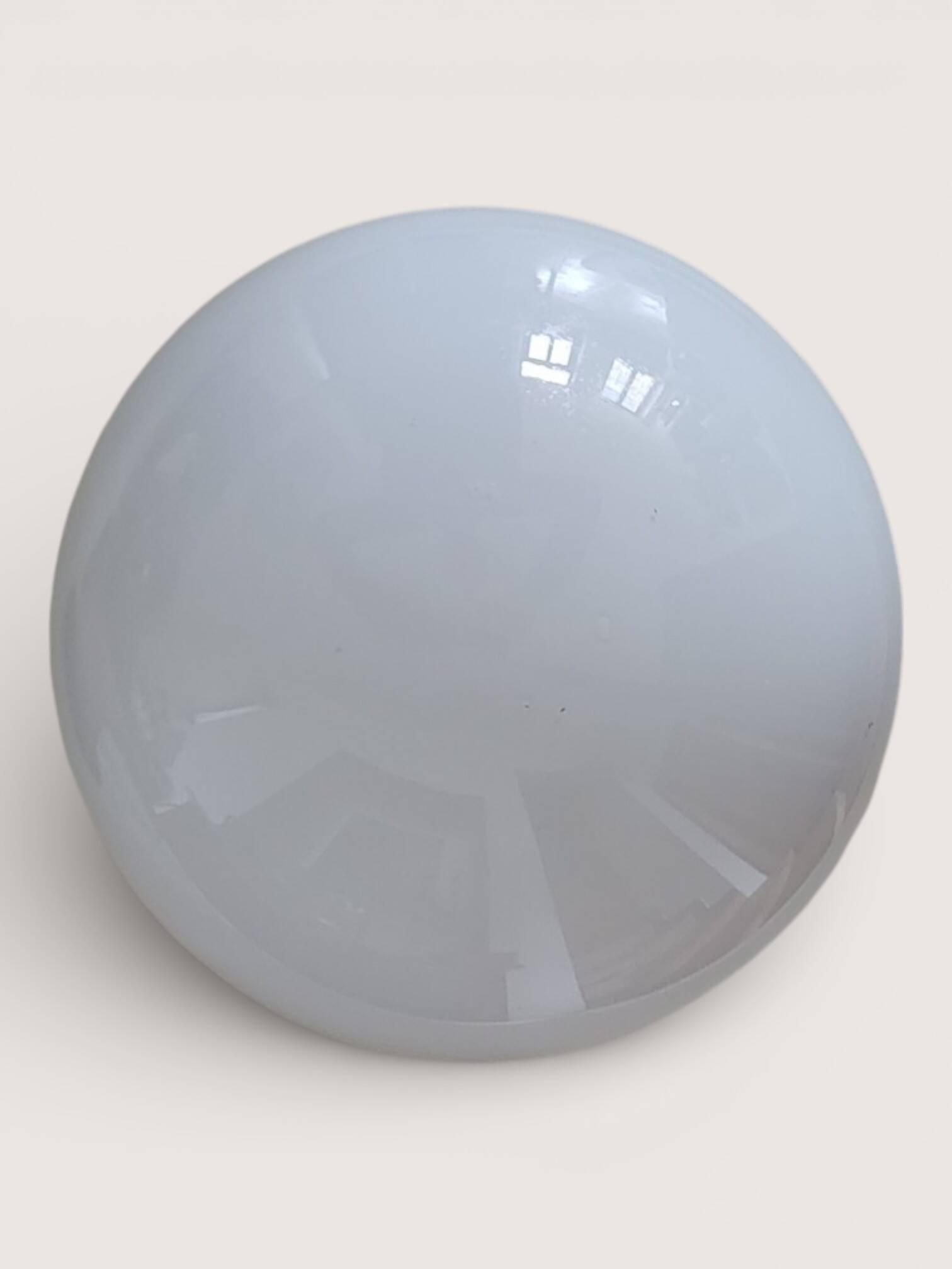 1950s Glass Globe Ceiling Light