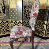 Suite de 6 chaises anglaises en velours