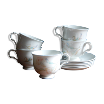 Set de 5 tasses et sous-tasses Sadler Wellington