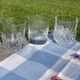 Set of 7 old whisky glasses, matching models.