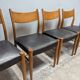 4 Scandinavian teak chairs