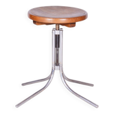 Bauhaus Piano Stool from Mücke-Melder, Czech, 1930s