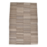 9x13 Brown Beige Large Vintage Rug, 265x399Cm