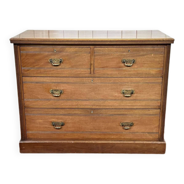 Commode Victorienne 19ème en acajou
